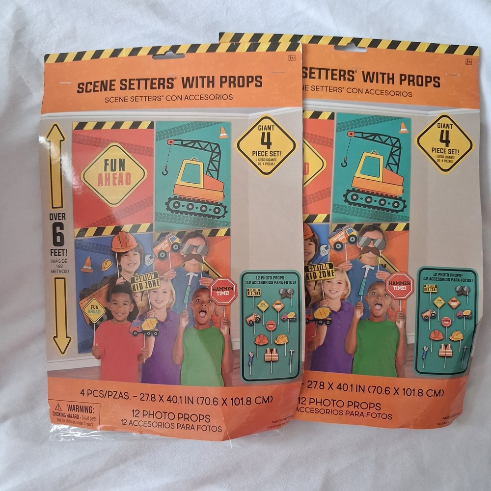 Scene Setters with Props - Fun Construction Theme